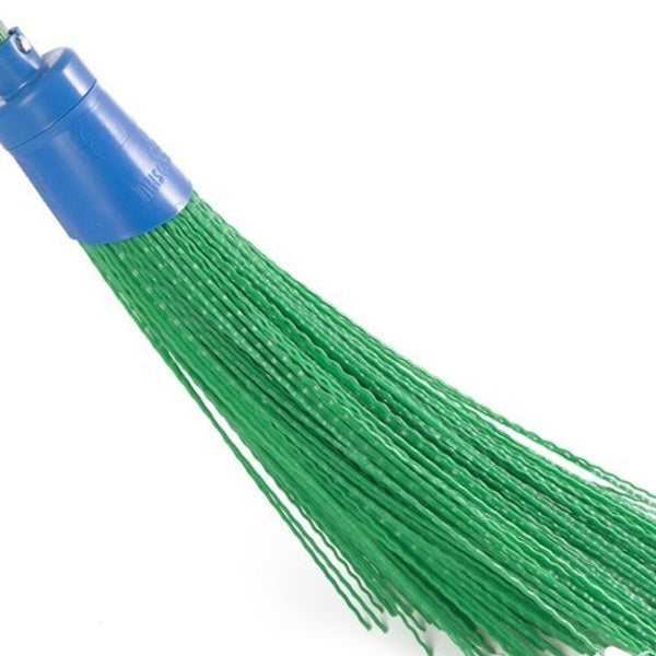 EUROMEC SCOPA BRISCOLA IN PVC VERDE CON MANICO H.CM145