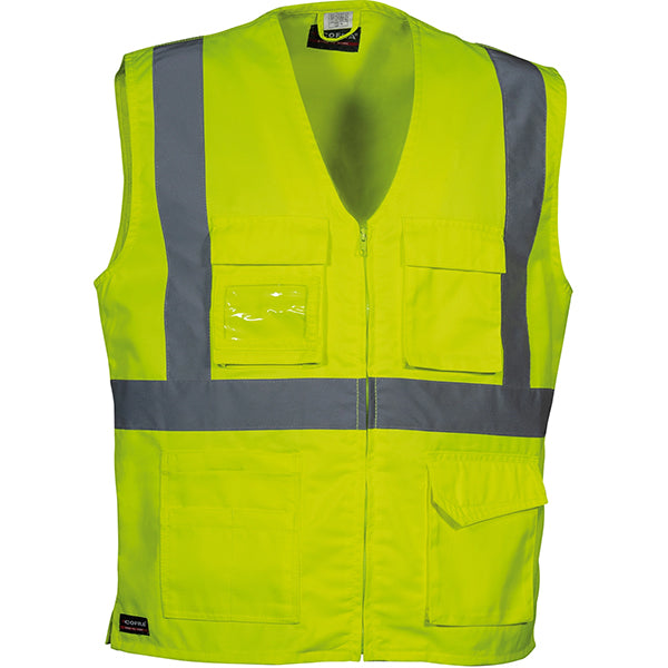 COFRA GILET ALTA VISIBILITA' SEKI COLORE GIALLO FLUO