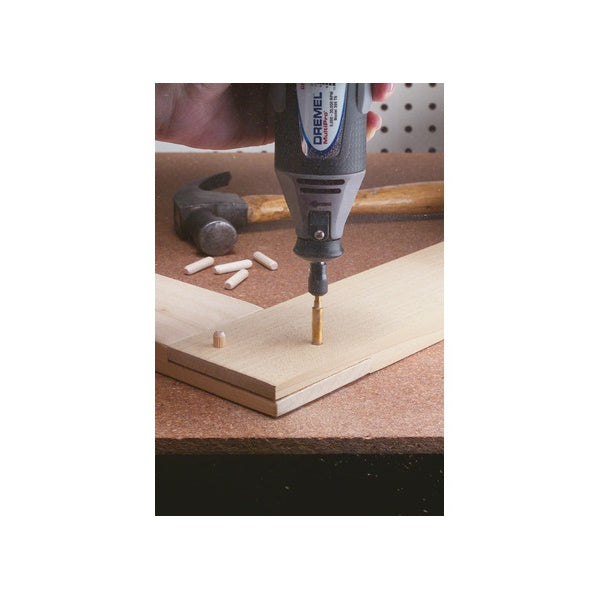 DREMEL ART.   636 SET DA 4 PUNTE RIVESTITE IN TITANIO PER FORATURA LEGNO