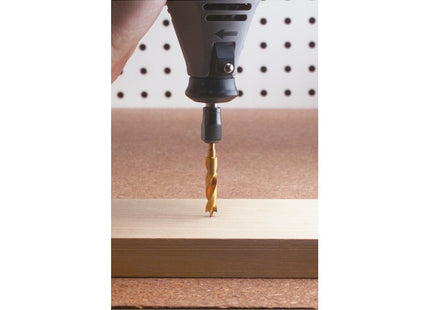 DREMEL ART.   636 SET DA 4 PUNTE RIVESTITE IN TITANIO PER FORATURA LEGNO
