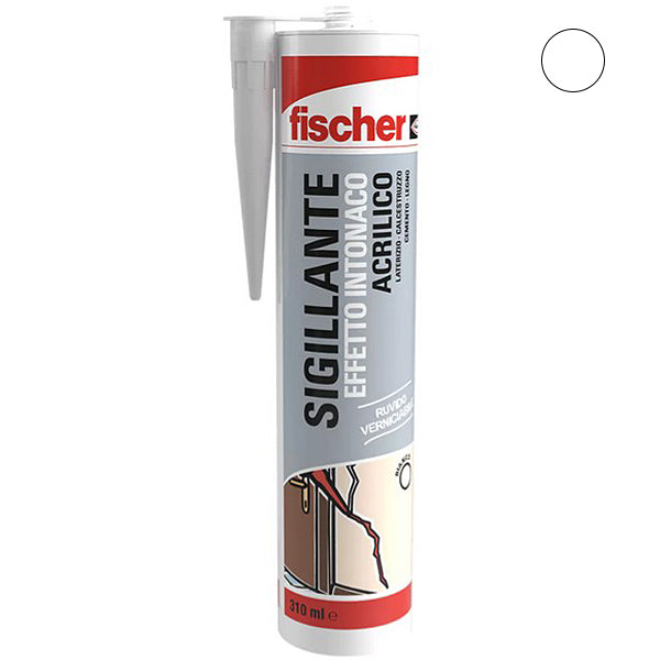 FISCHER SIGILLANTE ACRILICO RUVIDO SAR-BI BIANCO RAL 9010 ML310