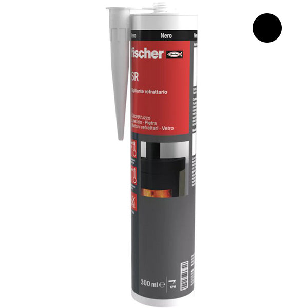 FISCHER SIGILLANTE REFRATTARIO DA -20 A 1200° SR-NE NERO ML300