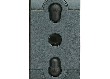 BTICINO LIVINGLIGHT PRESA 2P+T 10/16A BIPASSO 230V ANTRACITE