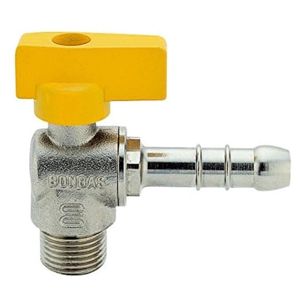 IDRO-BRIC RUBINETTO MASCHIO A SQUADRA PER GAS METANO DA 1/2"