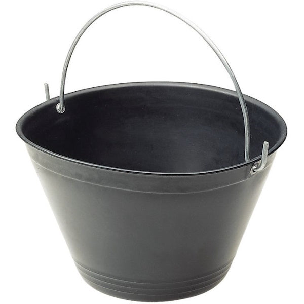 IVARS SECCHIO PER MURATORE IN POLIETILENE NERO D.CM34 LT10