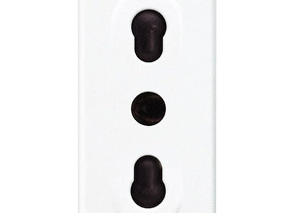 BTICINO LIVINGLIGHT PRESA 2P+T 10/16A BIPASSO 230V BIANCO