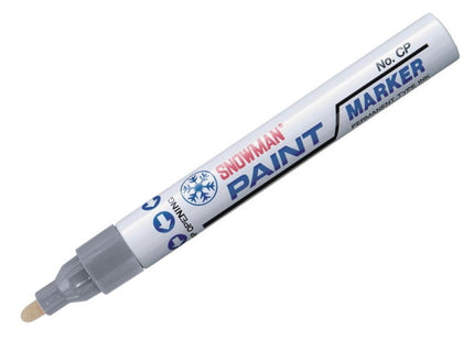 ULLMANN SNOWMAN MARCATORE PAINT MARKER PUNTA TONDA MM4,5 GRIGIO