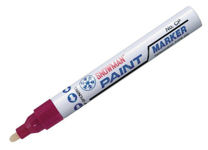 ULLMANN SNOWMAN MARCATORE PAINT MARKER PUNTA TONDA MM4,5 GRIGIO