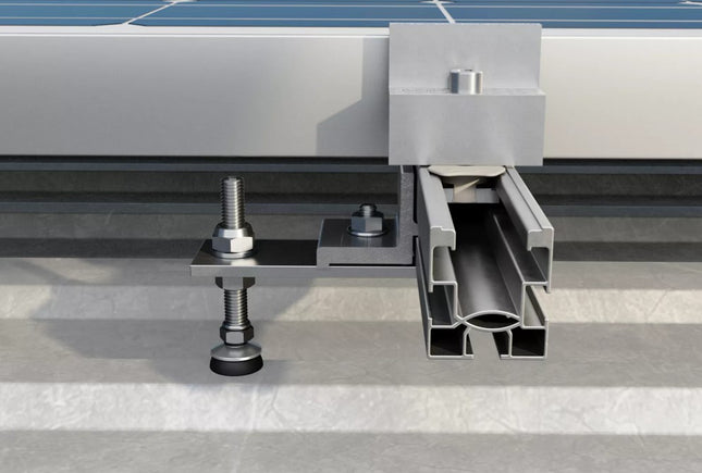 FISCHER SOLAR-FIX MORSETTO IN ALLUMINIO MF 35 NON ASSEMBLATO FINALE