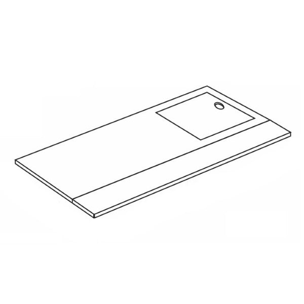 FACAL SOLO PIANO DI LAVORO DOPPIO PER TRABATTELLO DOGE 65