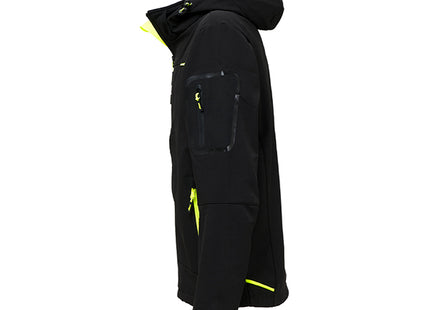 U-POWER GIACCA TECNICA IN SOFTSHELL SPACE COLORE BLACK CARBON TG.L