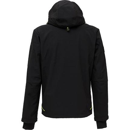 U-POWER GIACCA TECNICA IN SOFTSHELL SPACE COLORE BLACK CARBON TG.S