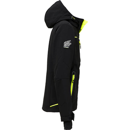 U-POWER GIACCA TECNICA IN SOFTSHELL SPACE COLORE BLACK CARBON TG.S