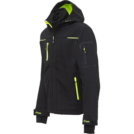 U-POWER GIACCA TECNICA IN SOFTSHELL SPACE COLORE BLACK CARBON TG.S