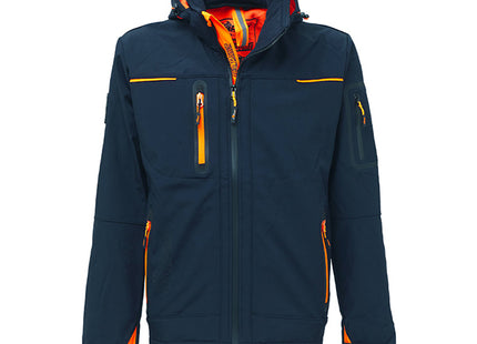 U-POWER GIACCA TECNICA IN SOFTSHELL SPACE COLORE DEEP BLUE TG.M