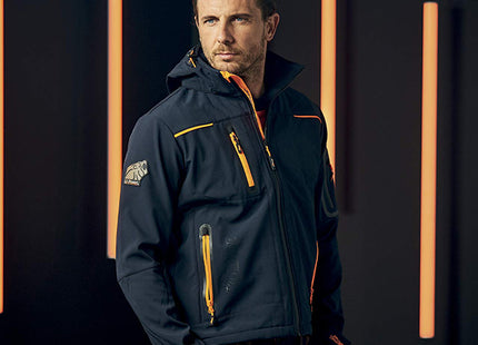 U-POWER GIACCA TECNICA IN SOFTSHELL SPACE COLORE DEEP BLUE TG.M