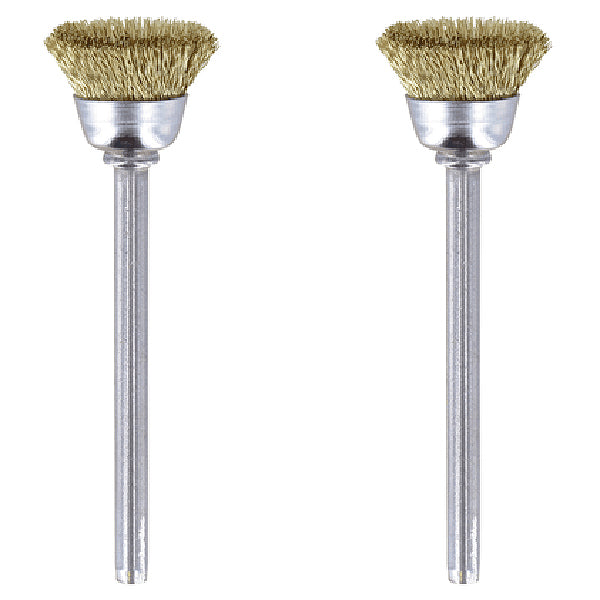 DREMEL ART.   536 SPAZZOLE IN OTTONE D.MM13 CON GAMBO CONF.DA PZ2