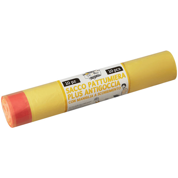 ELEPACKING SACCHI SPAZZATURA PROFUMATI GIALLO CM70X105 LT110 PZ10