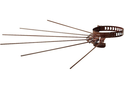 RAPID STENDIBIANCHERIA PER TUBI STUFE SMALTATI MARRONE ASTE CM41