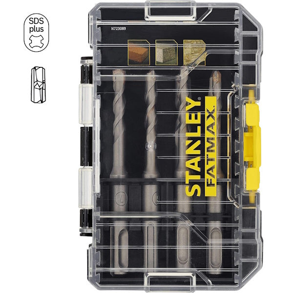 STANLEY SERIE PUNTE SDS-PLUS IN BOX DA PZ 8 D.MM5-10