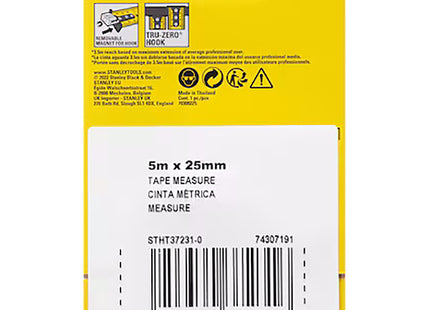 STANLEY FLESSOMETRO CONTROL-LOCK MT 3 NASTRO MM19