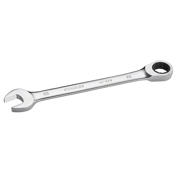 STANLEY CHIAVE COMBINATA A CRICCHETTO PIATTA MM19X19