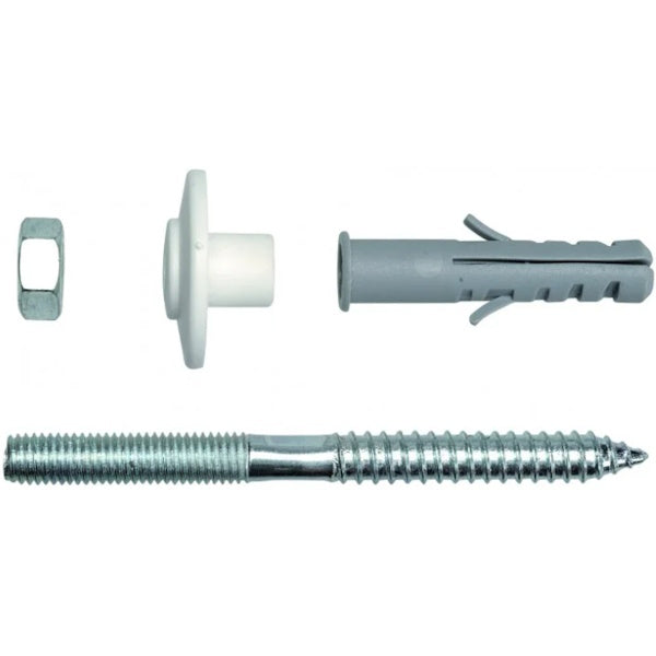 IDRO-BRIC COPPIA VITI IN ACCIAIO CON TASSELLI FISSA LAVABO