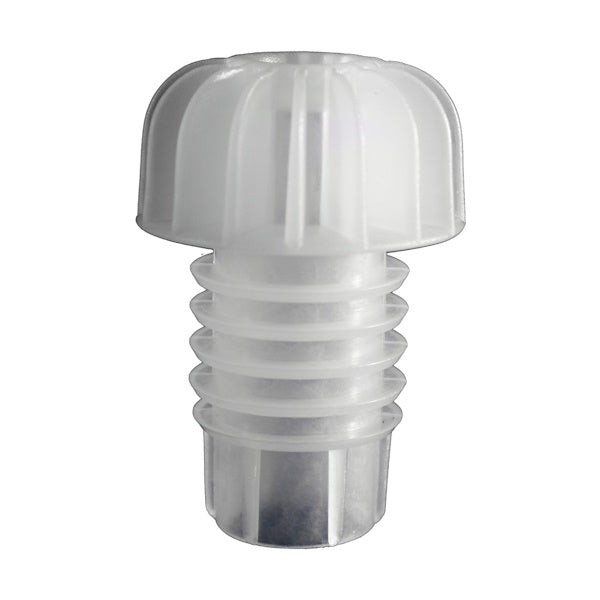 TAPPI ALETTATI IN POLITENE ATOSSICO PER IMBOTTIGLIAMENTO CONF.DA PZ100