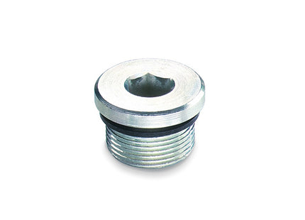 TAPPI PER OLEODINAMICA CILINDRICI CON GUARNIZIONE DIN 908 ZINCATI 1/8"