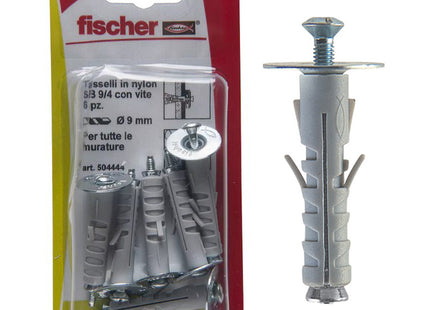 FISCHER TASSELLI IN NYLON CON VITE TSC SB.../4 K IN BLISTER