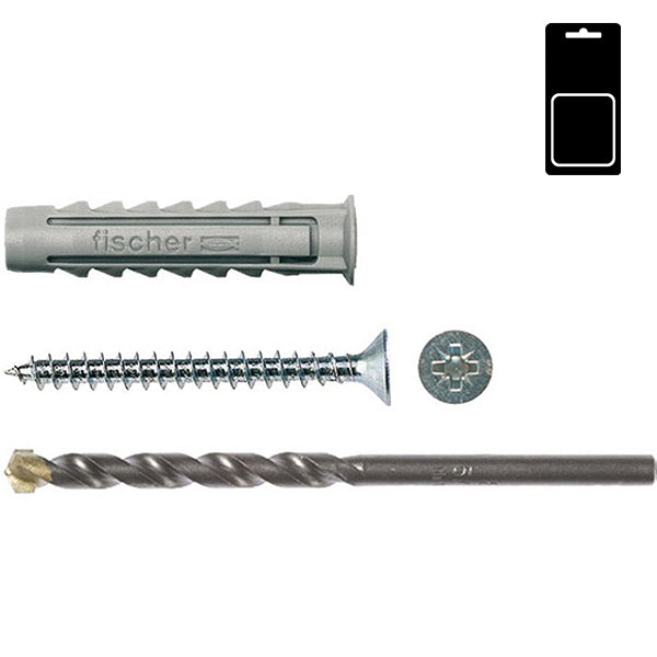 FISCHER TASSELLI IN NYLON CON VITI E PUNTA W100 SX10 K BLISTER PZ4+1