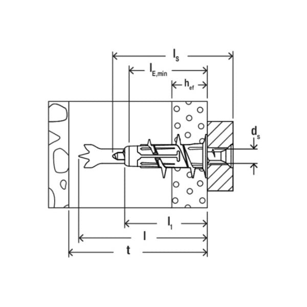 FISCHER TASSELLO DUOBLADE S CON VITE PER CARTONGESSO*