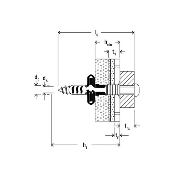 FISCHER TASSELLO DUOSEAL S A2 CON VITE IN ACCIAIO INOX