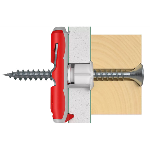 FISCHER TASSELLO DUOTEC 12 D FISSAGGIO BASCULANTE IN NYLON CON BARRA M6