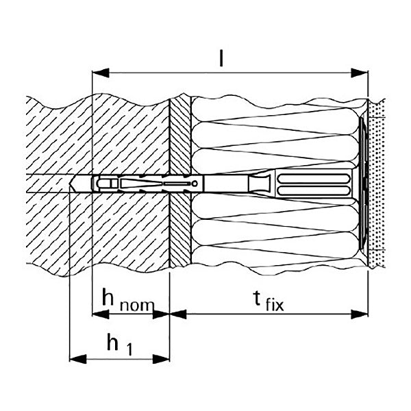 FISCHER TASSELLO FIF-CN II PER FISSAGGIO ISOLAMENTI