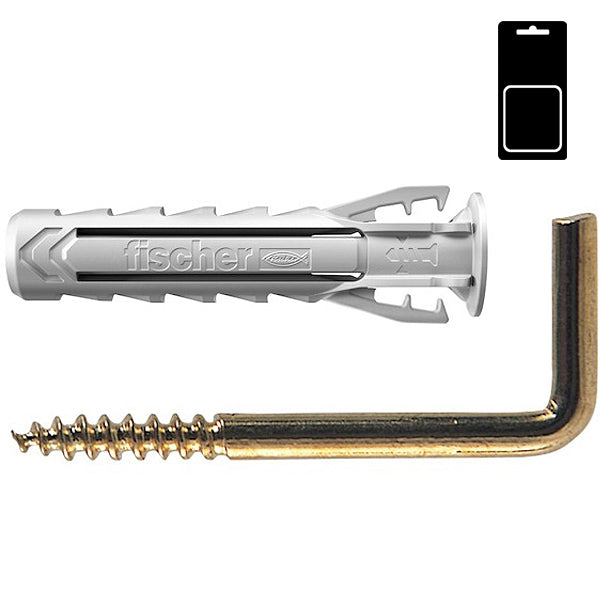 FISCHER TASSELLI IN NYLON CON GANCIO PER QUADRI SX PLUS 4 G K CONF.PZ10