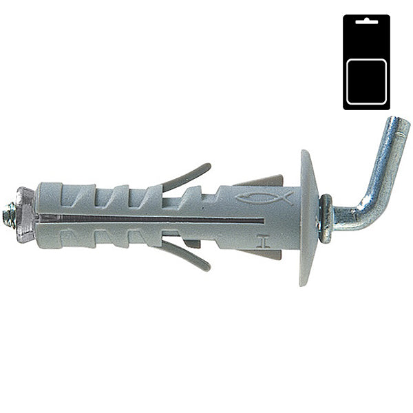 FISCHER TASSELLI IN NYLON CON GANCIO CORTO SB.../8 K IN BLISTER