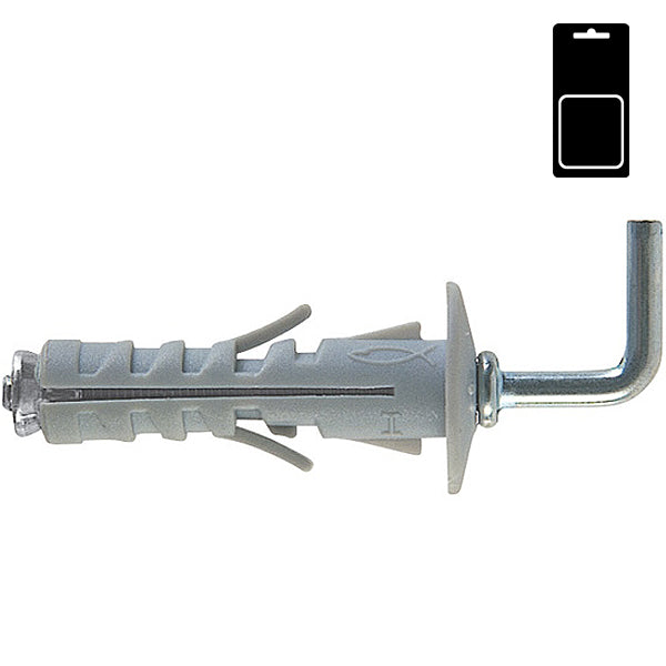 FISCHER TASSELLI IN NYLON CON GANCIO MEDIO SB.../2 K IN BLISTER