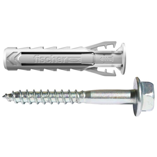 FISCHER TASSELLO SX-BM PLUS IN NYLON CON VITE LEGNO TE FLANGIATA