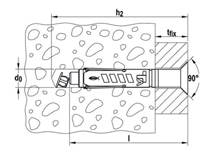 FISCHER TASSELLO TA M-SK 10/30 IN METALLO CON VITE TSPEI