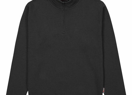 U-POWER FELPA CON MEZZA ZIP TAUTRA COLORE BLACK CARBON TG.L