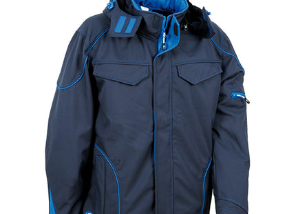 COFRA GIACCA SOFTSHELL IMPERMEABILE TECKA COLORE NAVY/ROYAL TG. 50*