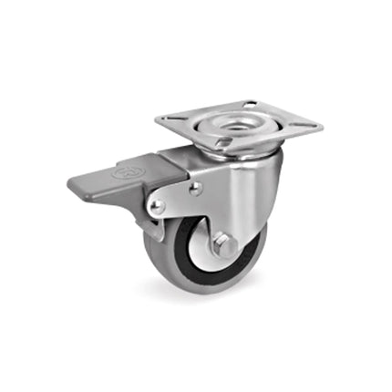 TELLURE ROTA RUOTA 37 SUPPORTO GIREVOLE CON FRENO D.MM100 KG 55