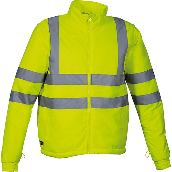 COFRA GIACCA ALTA VISIBILITA' TELSEN 3 IN 1 GIALLO FLUO/NAVY