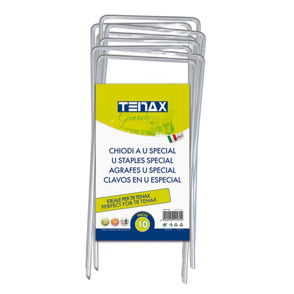TENAX CHIODI IN METALLO AD "U" SPECIAL CM10X22 CONF.DA PZ10