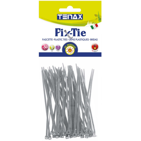 TENAX FASCETTE MULTIUSO ART. FIX-TIE COLORE ARGENTO