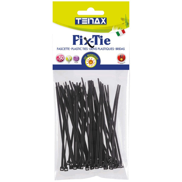 TENAX FASCETTE MULTIUSO ART. FIX-TIE COLORE NERO
