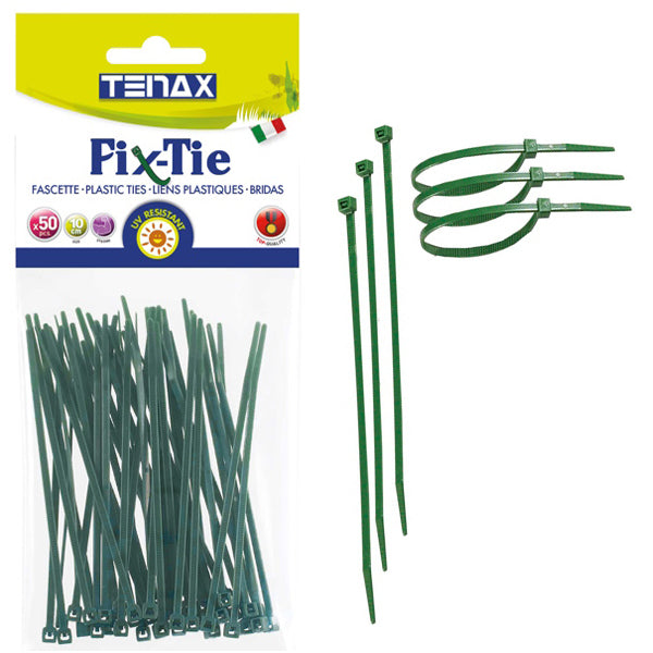 TENAX FASCETTE MULTIUSO ART. FIX-TIE COLORE VERDE