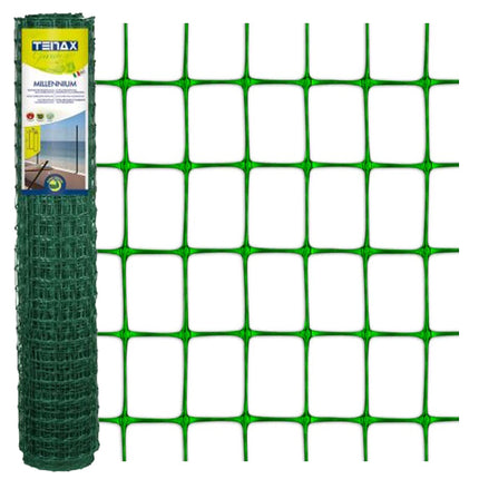 TENAX RETE MILLENNIUM IN PLASTICA PER RECINZIONI VERDE CONF.MT1,5X10