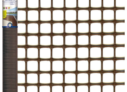 TENAX RETE QUADRA 10 IN PLASTICA MULTIUSO COLORE MARRONE